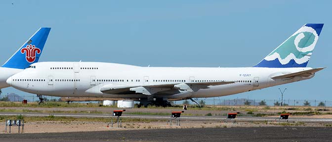 Boeing 747-312 F-GSKY, Goodyear, March 26, 2017